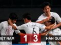Dù có siêu phẩm, U19 Việt Nam vẫn trắng tay trước U19 Hàn Quốc