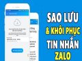 Cách khôi phục tin nhắn zalo trên máy tính đơn giản