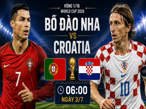 Thống kê về đối đầu Bồ Đào Nha đấu với Croatia ngày 3/7 chi tiết