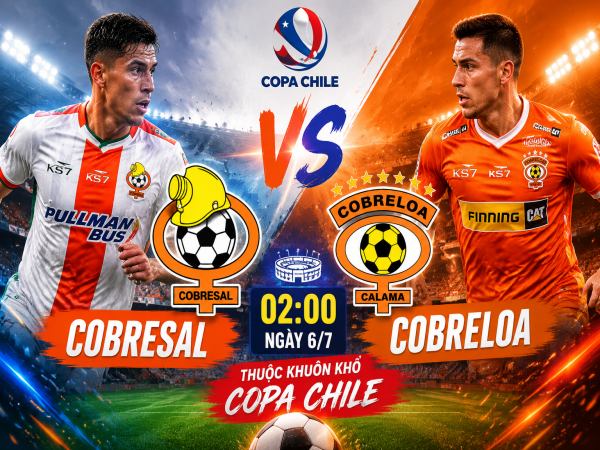 Thống kê về đối đầu Cobresal đấu với Cobreloa ngày 6/7 chi tiết